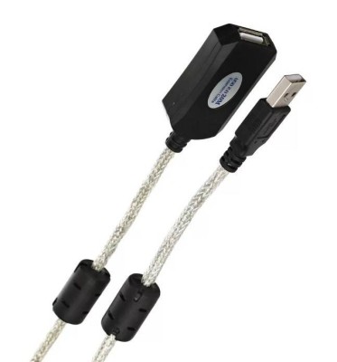 Кабель-адаптер USB2.0-repeater, удлинительный активный <Am-->Af> 25м медь VCOM <VUS7049-25M>
