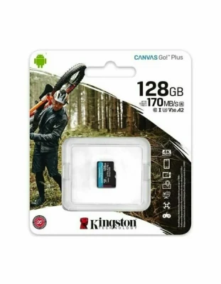 Карта памяти Kingston 128GB microSDXC Canvas Go Plus 170R A2 U3 V30 Card W/O ADP Kingston SDCG3/128GBSP