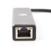 Кабель-концентратор USB 3.1 Type-Cm --> RJ-45+3port USB3.0(f)  Aluminum Shell VCOM <DH311A> VCOM DH311A