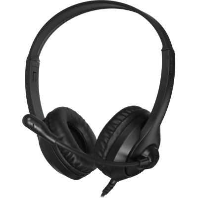 Наушники с микрофоном A4Tech Fstyler FH100i черный 1.8м накладные (FH100I (STONE BLACK)) A4Tech FH100I (STONE BLACK)