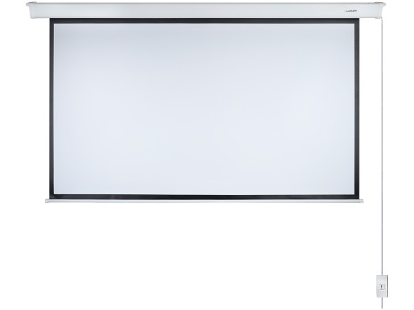 [LMC-100116] Экран с электроприводом Lumien [Master Control] 208x300 см (раб.область 164х292 см) (132") Matte White FiberGlass черн. кайма сверху 40 см 16:9