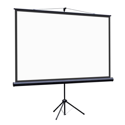 [LEV-100114] Экран на штативе Lumien [Eco View] 115x200см (раб.область109х194 см) (88") Matte White 16:9, цвет корпуса черный