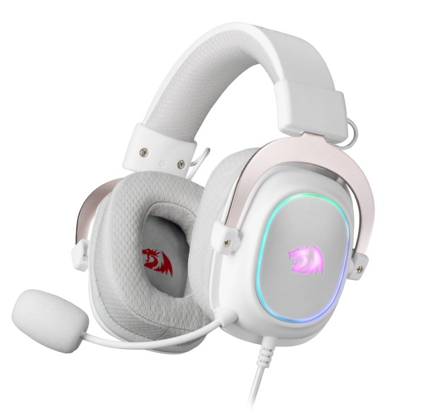 Redragon Игровая гарнитура Zeus X RGB, 7.1, USB, белый