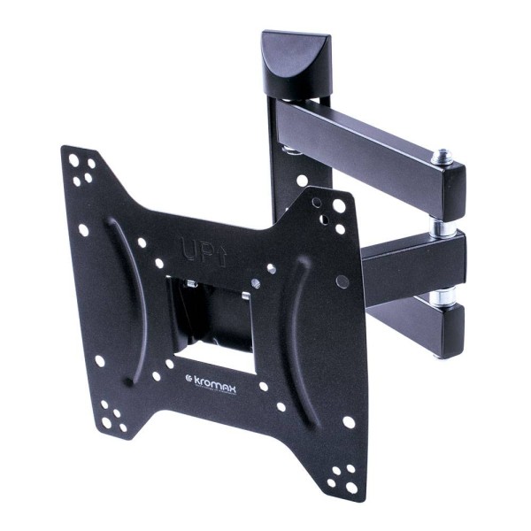 Кронштейн Kromax DIX-22 черный для TV 15"-48", настенный наклонно-поворотный, max VESA 200x200, от стены 66.5-444мм