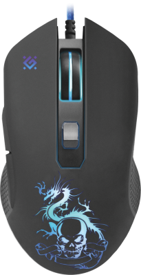 Defender Проводная игровая мышь Sky Dragon GM-090L оптика,6кнопок,800-3200dpi Defender Sky Dragon GM-090L