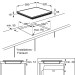 Встраиваемые индукционные панели Electrolux 300 IKE6420KB