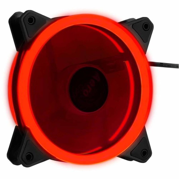 Вентилятор Aerocool Rev Red (120мм, 15.1dB, 1200rpm, 3 pin+ Molex, подсветка) RTL (4713105960945)
