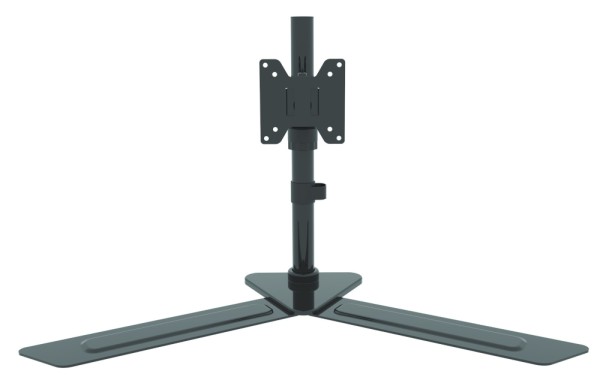 Настольная подставка Wize [WDS1-32] для одного монитора 14"-32", VESA 75x75, 100x100, макс. нагрузка 10 кг, наклон -30°/+30°, поворот -90°/+90°, вращение 360°, черн.