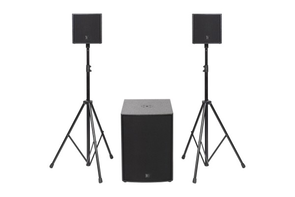 Комплект DS Proaudio [ANT 815] активный акустический 1400 Вт, состоящий из двух 8 сателлитов и одного сабвуфера 15. встроенный DSP (x-over, delay, PEQ x9, limiter). Стойки/кронштейны в комплект не входят.