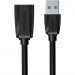 Кабель-удлинитель Vention USB 3.0 AM/AF - 0.5м Black Edition Vention VAS-A45-B050