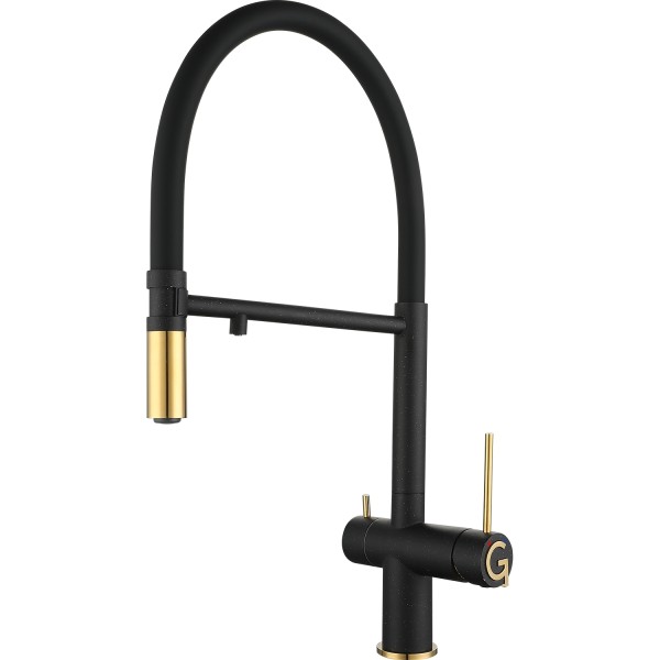 Смеситель RIVELATO Rivelato 1523517 nero oro