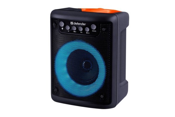 Defender Портативная колонка Funky 10Вт, Light/BT/FM/USB/MIC/AUX