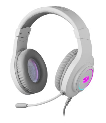 Redragon Игровая гарнитура Hylas Белые, RGB, 3.5 Jack