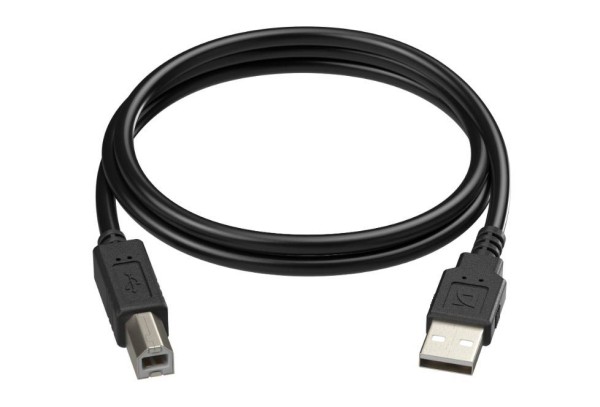 Defender Кабель USB 2.0 (AM) - USB 2.0 (BM), 30AWG, никель, для периферийных устройств (принтеры и другие), чёрный, 3м.