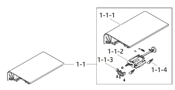 Крышка автоподатчика ADF HP Laser M432fdn (7UQ76-60102)