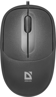 Defender Проводная оптическая мышь Datum MS-980 черный,3 кнопки,1000dpi Defender Datum MS-980 черный