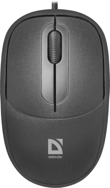 Defender Проводная оптическая мышь Datum MS-980 черный,3 кнопки,1000dpi Defender Datum MS-980 черный