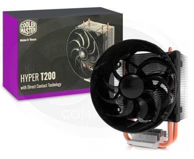 Кулер CPU Cooler Master Hyper T200 (универсальный, 100W, 31dB, 800-2200rpm, 110мм, 4pin) RTL 