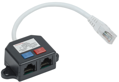 Проходной адаптер кат.5E UTP, RJ45-RJ45, тип Keystone Jack ITK CS7-1C5EU