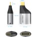 Адаптер-переходник Vention USB CM > DP F Серый Переходник Vention USB Type C M/DP F (TCCH0)
