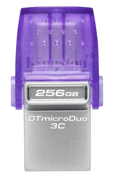 Флэш USB Kingston 256GB DataTraveler microDuo 3C 200MB/s dual USB-A + USB-C Kingston DTDUO3CG3/256GB