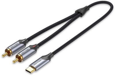 Переходник-разветвитель Vention гибкий USB-C M/2RCA M - 1.5м Vention BGUHG