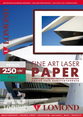 Арт бумага LOMOND, А3, 250 г/м2,  Металлик - перламутровый (Metallic - pearl)  100 л