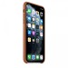 Чехол для iPhone 11 Pro Max Кожаный чехол для iPhone 11 Pro Max, золотисто‑коричневый цвет