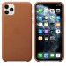 Чехол для iPhone 11 Pro Max Кожаный чехол для iPhone 11 Pro Max, золотисто‑коричневый цвет