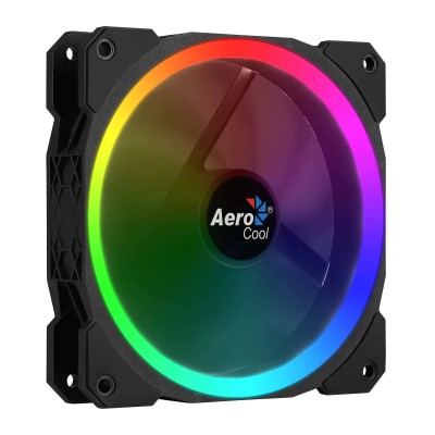 Вентилятор Aerocool Orbit (120мм, 14.1dB, 1200rpm, 3 pin+Molex, подсветка) RTL