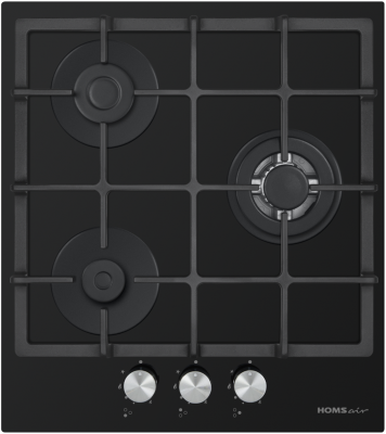 Встраиваемая газовая панель HOMSair HGG433TGCBK