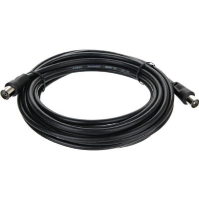 Кабель удлинительный антенный 9.5mm, 75Ом,ТВ-М-->ТВ-F, 5m, Telecom (TTV9501-5M)