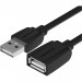 Кабель-удлинитель Vention USB 2.0 AM/AF - 0,5м Black Edition Vention VAS-A44-B050