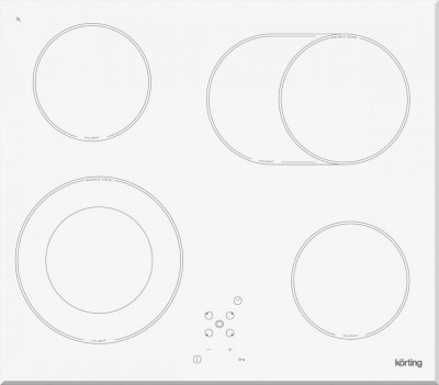 Встраиваемые электрические панели Korting HK 62051 BW