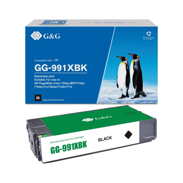 Картридж Cartridge G&G 991X for PageWide Managed, (20 000стр.), черный M0K02AE