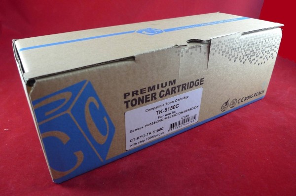 Тонер-картридж для Kyocera Ecosys P6035cnd/M6035cidn/6535cidn TK-5150C cyan 10K ELP Imaging®