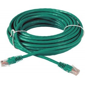 Патчкорд литой Aopen/Qust UTP кат.5е 10м зеленый <ANP511_10M_G>