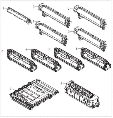 Сервисный комплект KYOCERA MK-5370 MA3500cix/MA4000cix (MK-5370/1702YJ8NL0) 200K