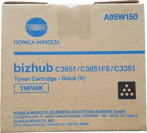 Тонер Konica-Minolta bizhub C3351/C3851 черный TNP-49K A95W150
