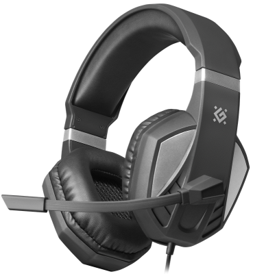 Defender Игровая гарнитура Zeyrox черный+серый, кабель 1.8 м Defender 64550