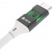 GCR Кабель USB 3.1 Type C-С  1.0m белый, 100W/20V/5A, M/M, TPE, AL сase черный, белый ПВХ, экран, армированный, GCR-50866 Greenconnect GCR-50866