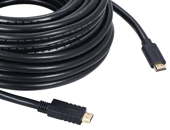 Активный высокоскоростной кабель HDMI 4K 4:4:4 c Ethernet (Вилка - Вилка), 4,6 м Kramer HDMI (m) - HDMI (m) 4.6м