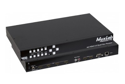Мультивьювер MuxLab [500446-EU] 4Х2 с поддержкой 4К60