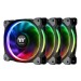 Вентилятор для корпуса комплект 3-in-1 Thermaltake Riing Plus 12 RGB Radiator Fan TT Premium Edition  (CL-F053-PL12SW-A)