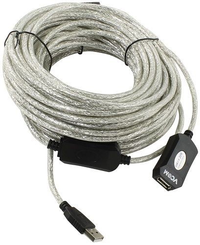 Кабель-адаптер USB2.0-repeater, удлинительный активный <Am-->Af> 20м VCOM <VUS7049>