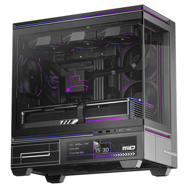 Корпус без блока питания Thermalright M10 Vision FAN4-C Black