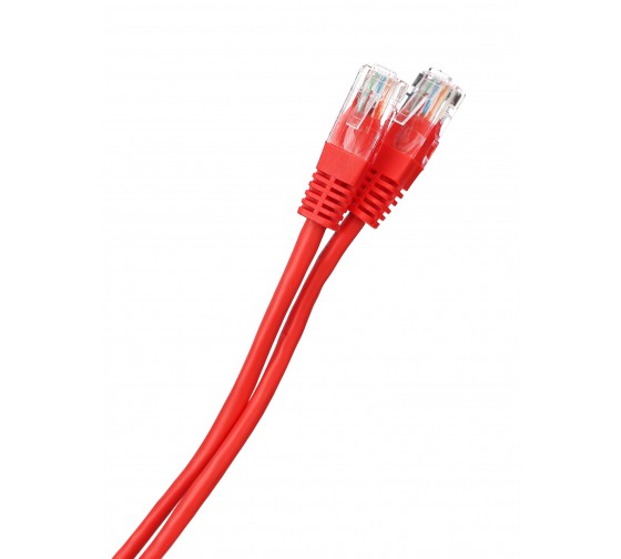 Патчкорд литой Aopen/Qust UTP кат.5е 10м красный <ANP511_10M_R>