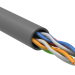 ITK Кабель связи витая пара U/UTP, кат.5E, 4 пары 24AWG solid, 305м, LSZH, серый ITK LC1-C5E04-121
