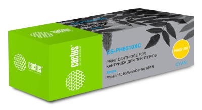 Картридж лазерный Cactus CS-PH6510XY 106R03695 желтый (4300стр.) для Xerox Phaser 6510/WC6515