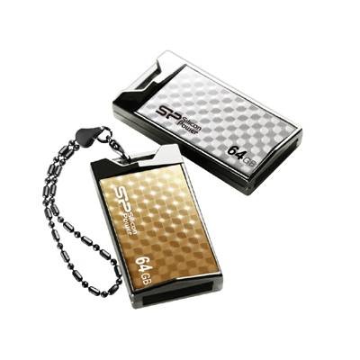 Флеш накопитель 64Gb Silicon Power Touch 851, USB 2.0, Золото